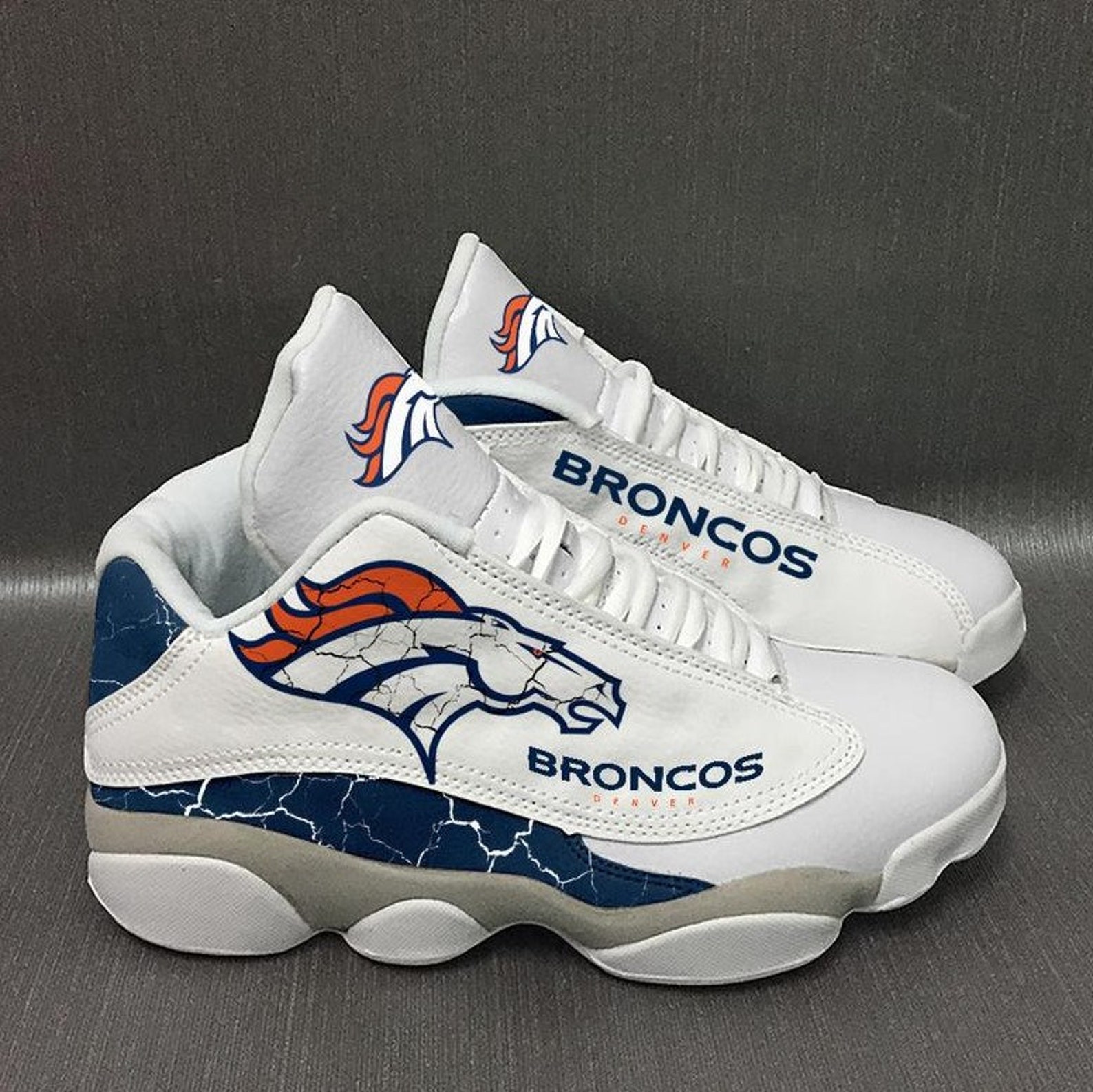 Denver Broncos JD13 Shoes NFL Sport Shoes Unisex Shoes Etsy