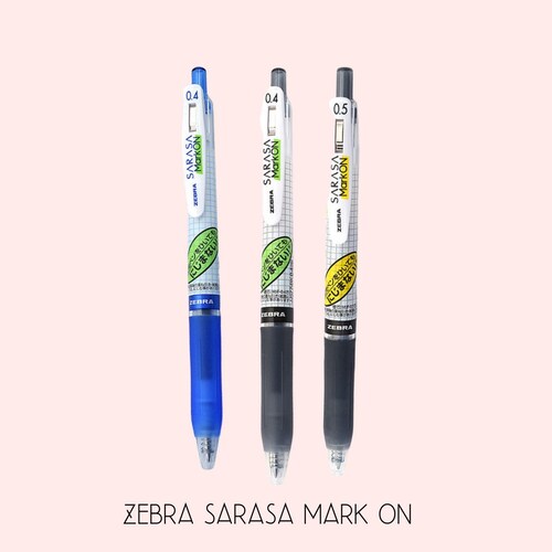 Zebra Sarasa Mark On Gel Pen Japanese Stationery Cute Etsy Uk