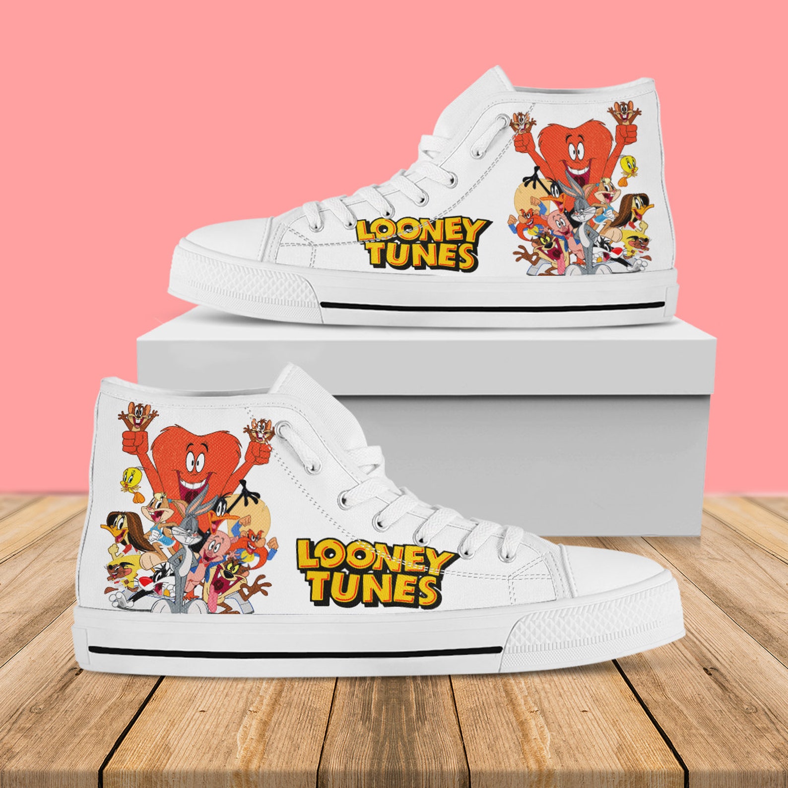 looney tunes custom shoes
