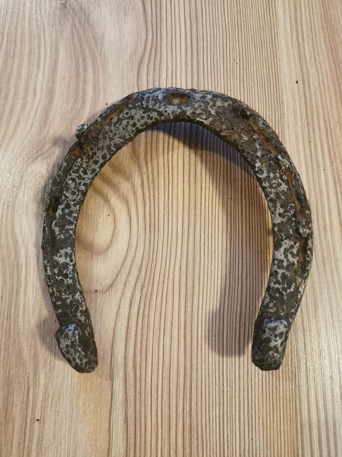 Antique Horseshoe, Original Relic Vintage Hand Iron Horseshoe 17th Century, Primitive