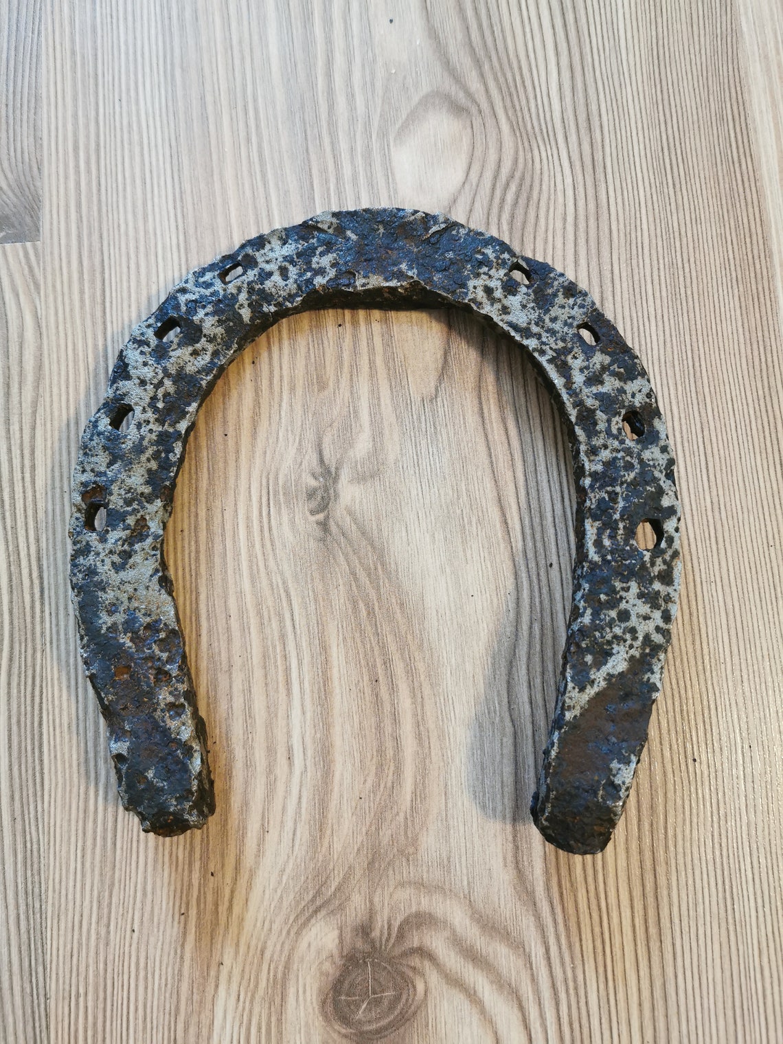 Antique Horseshoe, Original Relic Vintage Hand Iron Horseshoe