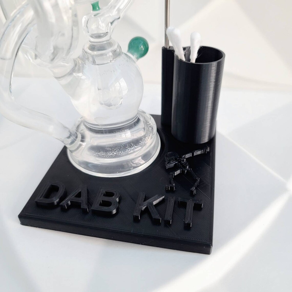 Dab Rig Mat Tray station Qtip Dab Rig & Dab Stick holder Etsy