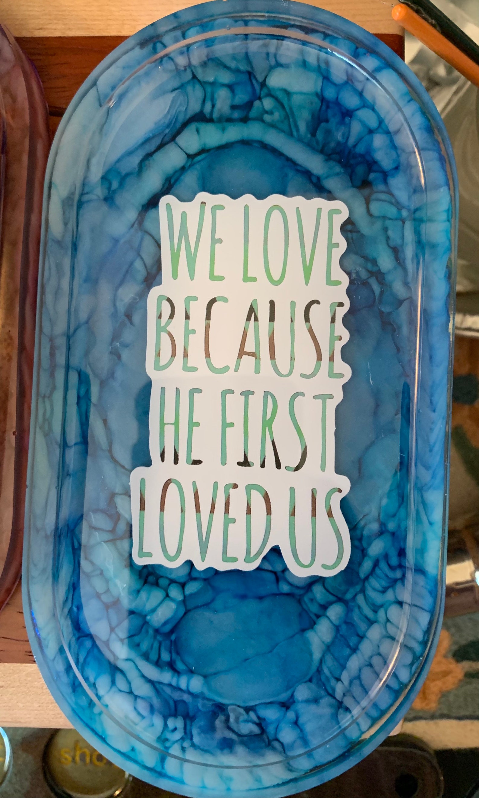 Decorative tray resin tray Christian tray Bible quotes tray Etsy
