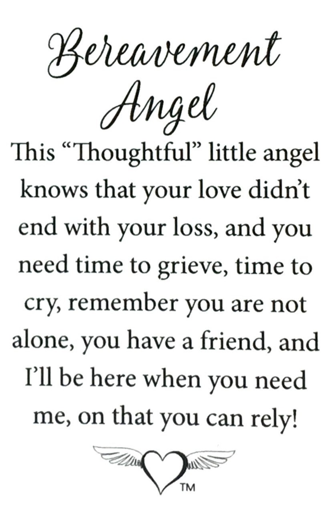 Thoughtful Angel Pins Bereavement Etsy
