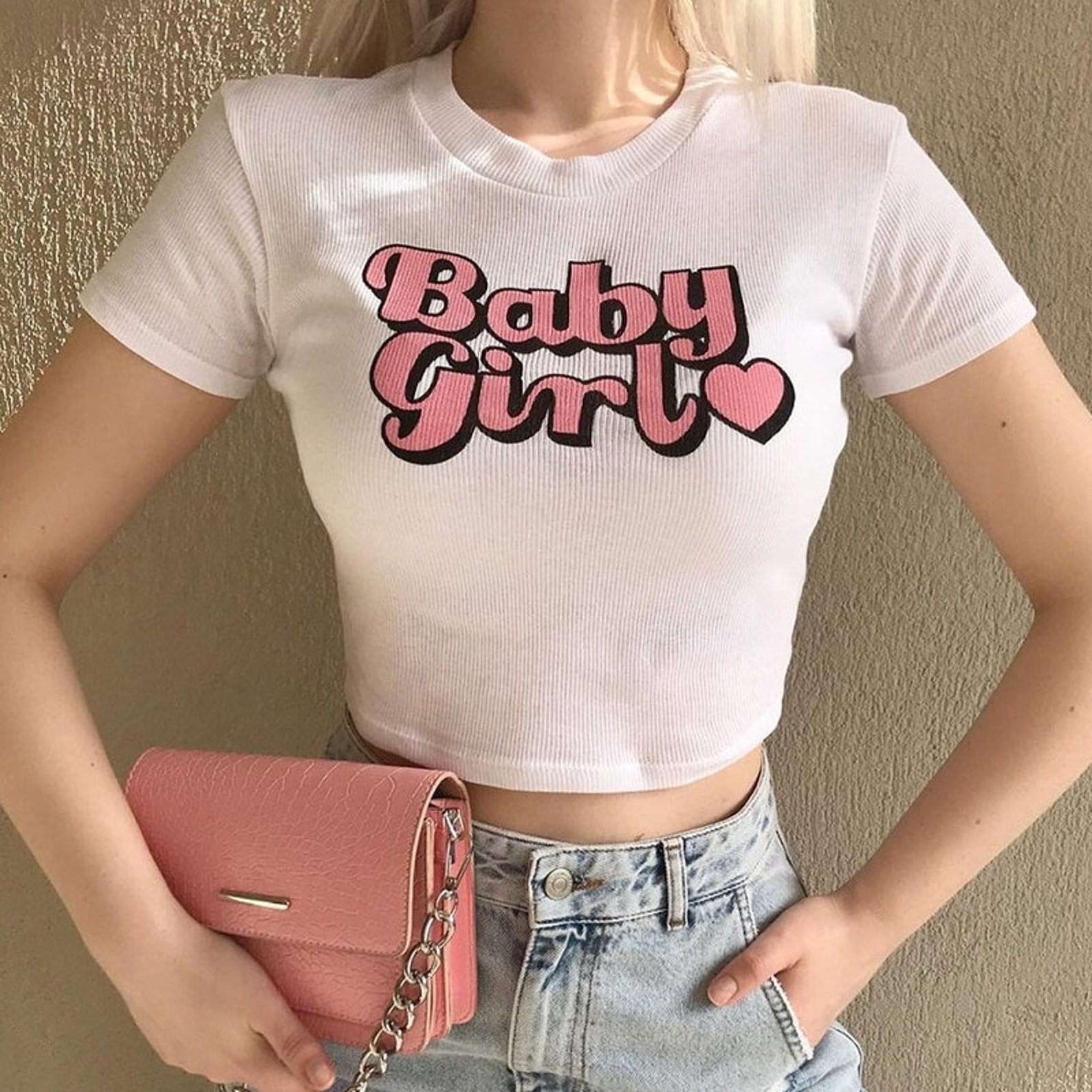 Baby Girl Y2k Crop Top Baby Girl Y2k Shirt Womens Y2k Crop Etsy