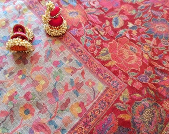 Gulabkari Pashmina Kani shawl
