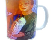 Star Trek Fan, Captain Kirk 11oz Coffee Star Trek Mug. For the Trekkie Fan. Great Funny Gift For Dad
