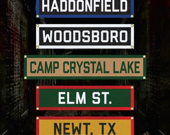 Horror Movie Felt Banners