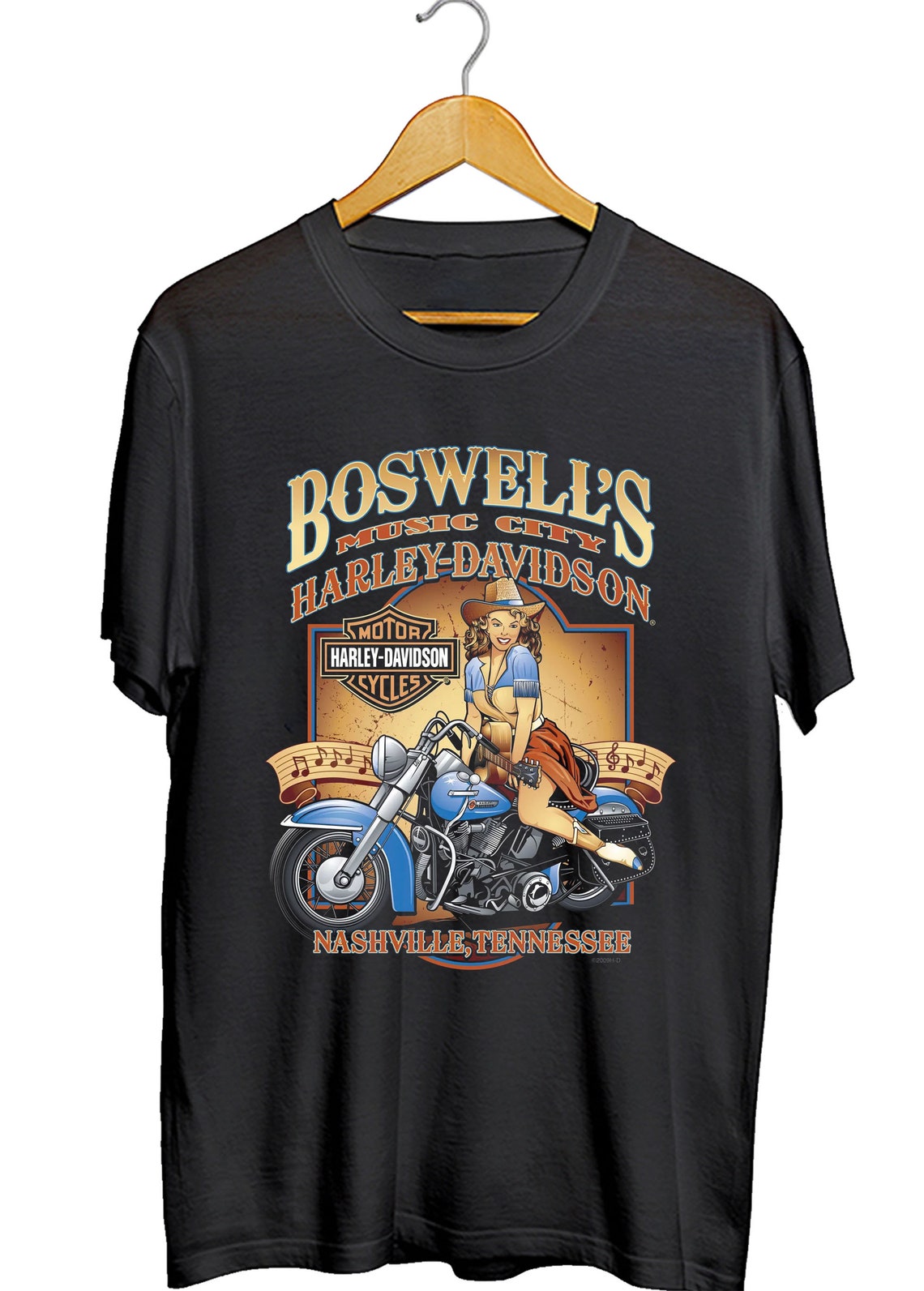 HarleyDavidson Nashville Tennessee Vintage Shirt Etsy