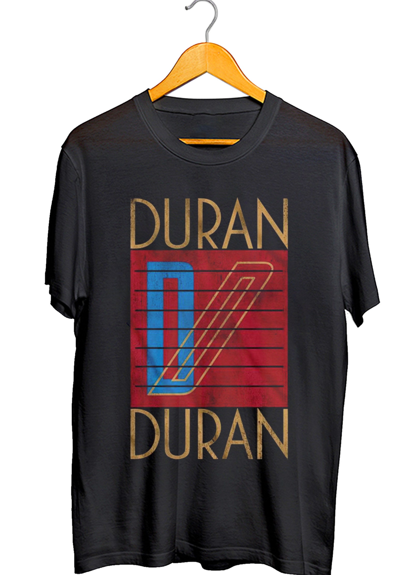 American Classics Duran Duran Logo Black Adult TShirt Duran Etsy
