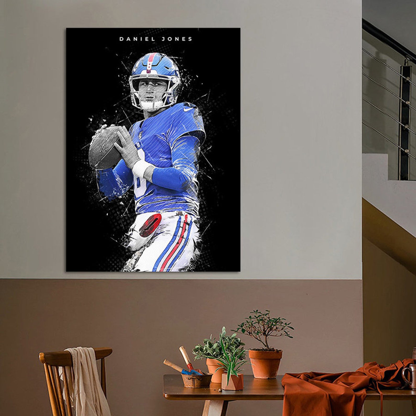 Daniel Jones Hand Made Posters Canvas Print Wall Art Man Cave Etsy