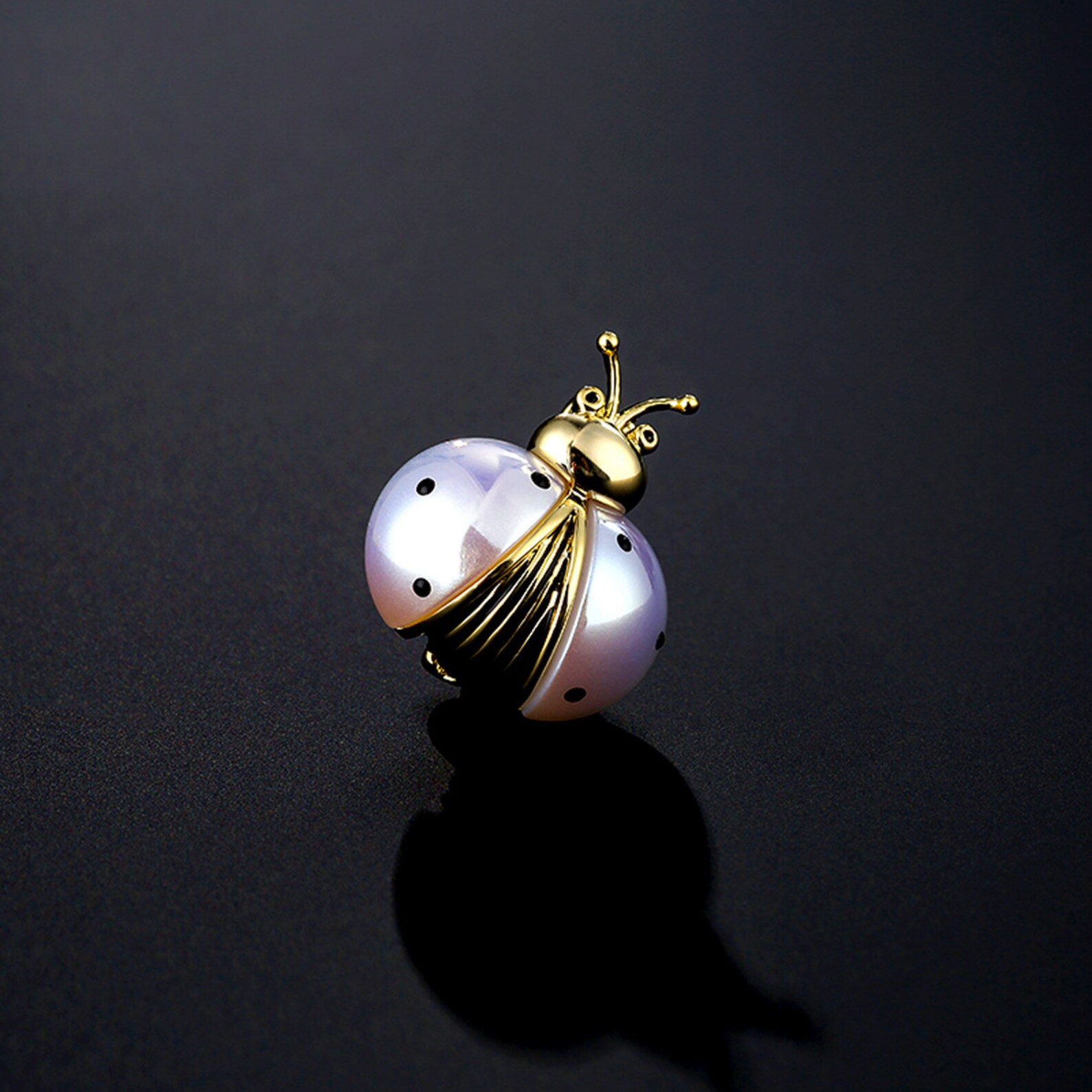 Cute ladybug brooch insect lapel pin insect jewelrybead Etsy