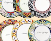 TEST - 6 tableware and kitchenware styles Handmade and Hand Painted Made in Italy