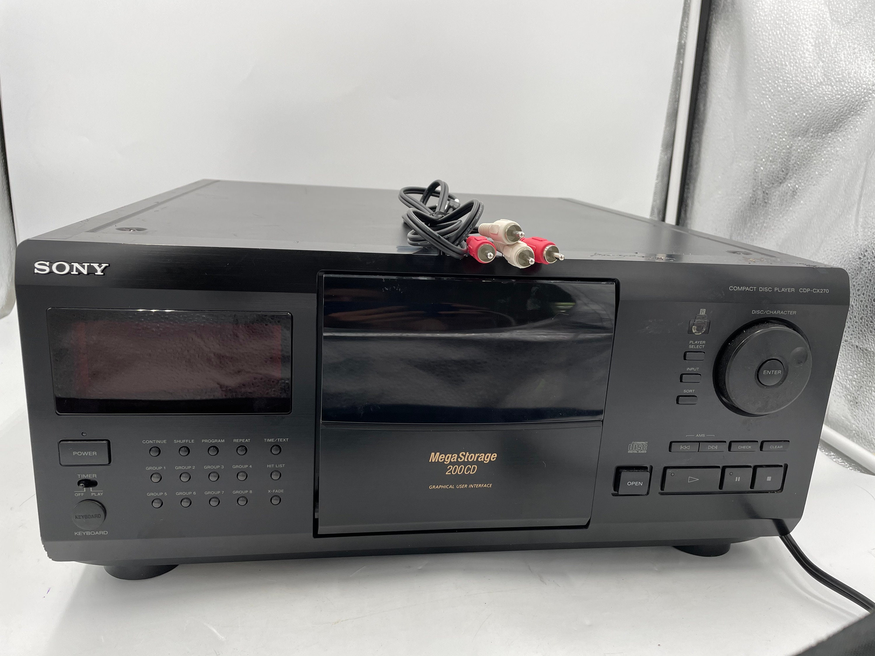 Sony 200 CD player CDPCX270 Etsy