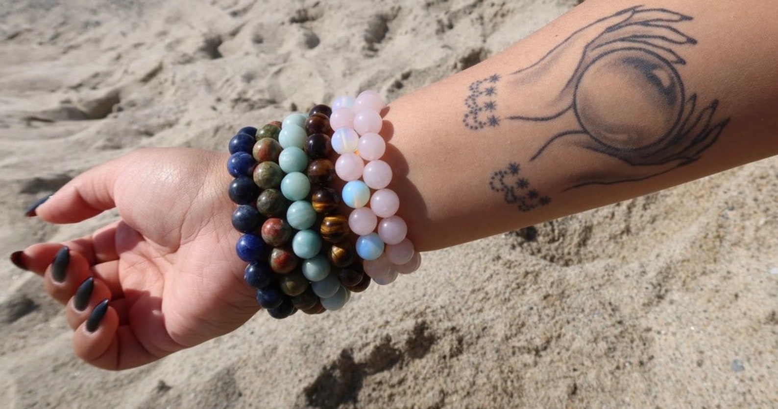 Healing AAA Amazonite bracelet | Etsy