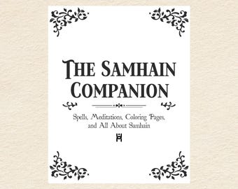 Samhain-gids: spreuken, meditaties, kleurplaten, ritueel (downloadbare pdf)
