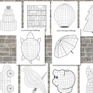 Savings Challenge Printables: Goal Trackers Bundle (PDF)
