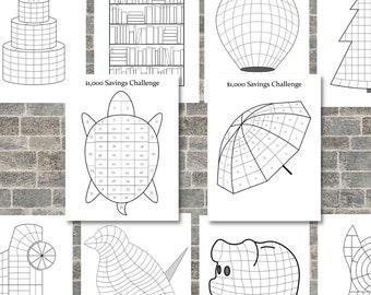 Savings Challenge Printables: Goal Trackers Bundle (PDF)