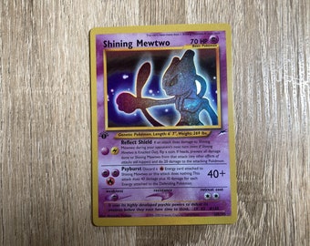 Shining Mewtwo Etsy Shining Mewtwo Etsy