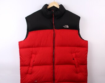 North Face Vest Etsy