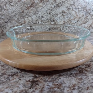 Vintage Pyrex Oval Casserole 805B Clear Glass Dish Open Deep Dish Rare Corning Pyrex Bakeware,Gift for Her, ShabbyChic,Bo-Ho,Country Cottage