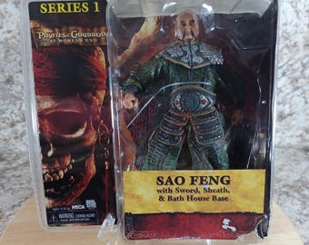 Disney Pirates of Caribbean Series 1 Sao Feng action figure by NECA, Gift for Her, Gift for Him, Collectible Action Fig,New in Pkg