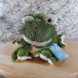 Webkinz Frog, HM001, New with Code, Plush Animal,New Old Stock, Never Used,Gift for Her, Gift for Him, Bo-Ho, Vintage collectible