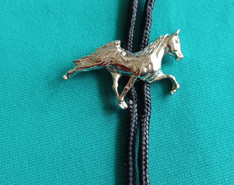 1980s Bolo Tie - Horse - New Old Stock - Bo-Ho, Rodeo Bolo, Cowboy Bolo,Western Bolo,Gift for Him,Gift for Her, Western Attire, Bo-Ho