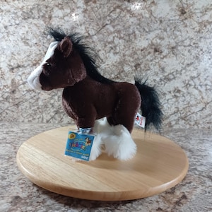 Webkinz Clydesdale Horse, HM139, New with Code, Plush Animal, New Old Stock, Never Used,Gift for Her, Gift for Him,Bo-Ho,Vintage collectible