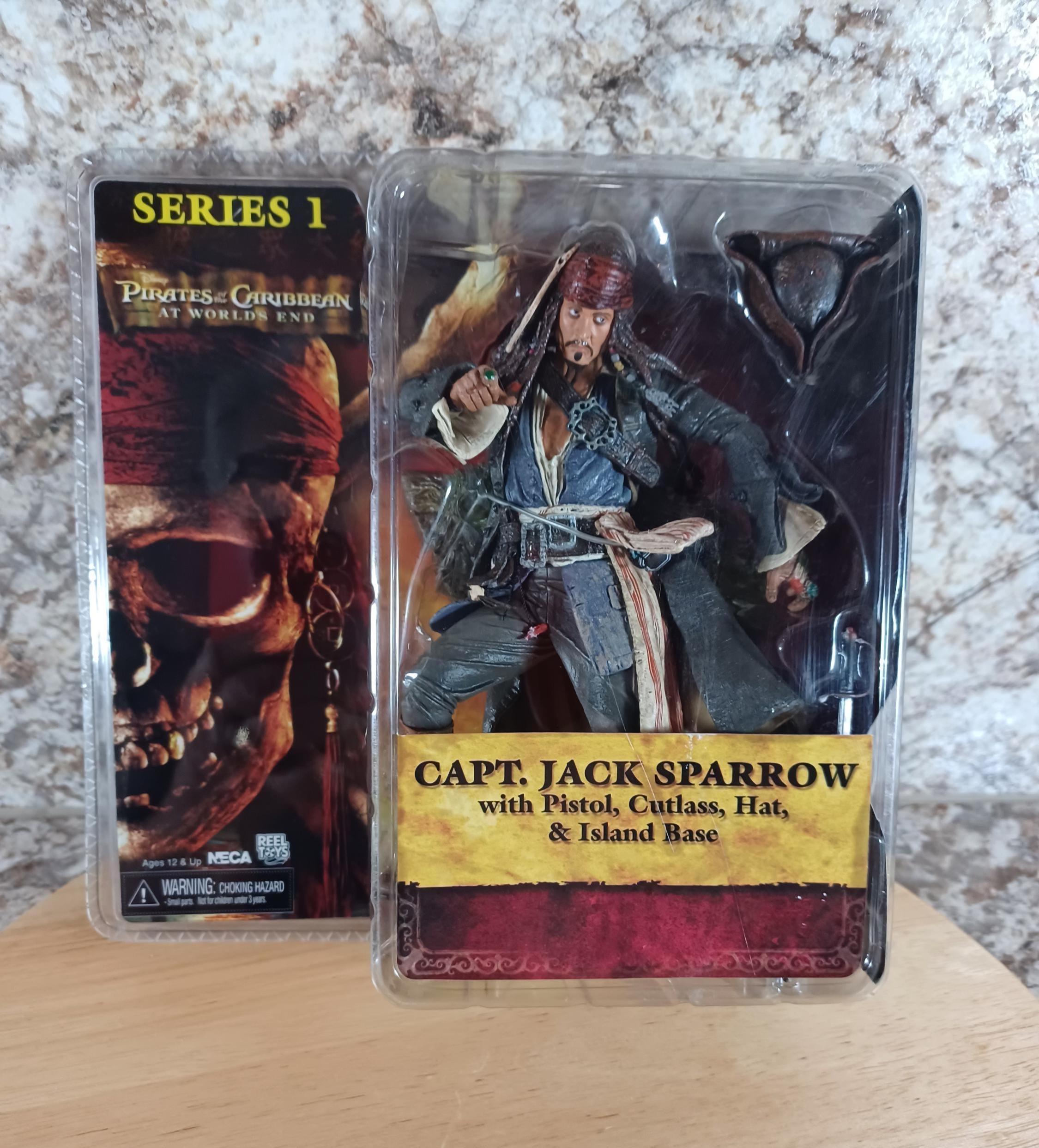 Pirates Caribbean of the Series NECA Jack Sparrow 0 1 - Figure The