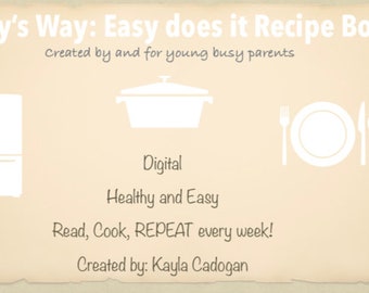 Digital Easy Healthy Recipes for busy people