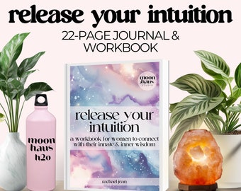 intuition journal workbook | spiritual gifts, witchcraft, personal development | digital, printable | divination, healing, tarot reading