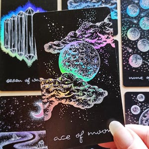 Unique Tarot Deck with book, Indie Tarot Cards with guidebook, Cute Deck for Beginners, Tarot Oracle Card Deck for Divination, 78 cards