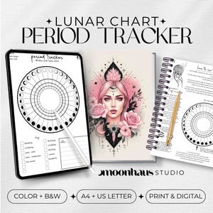 menstruatietracker, ovulatie, PMS PMDD-tracker, digitale en afdrukbare planner, symptoomtracker, cyclussynchronisatie-pdf