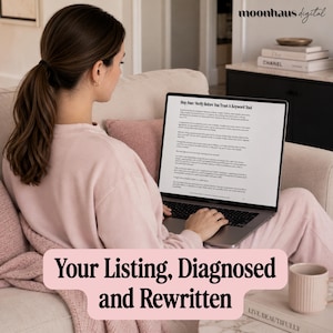 learn to diagnose and rewrite your slower, underperforming Etsy listings