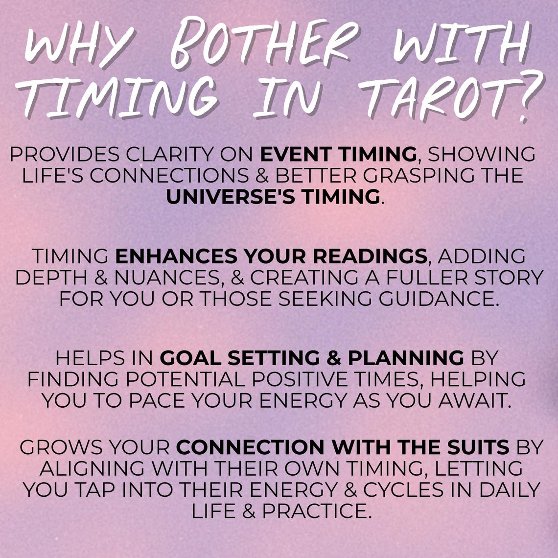 Timing in Tarot Cheat Sheet: Card Meanings and Keywords (PDF Printable ...