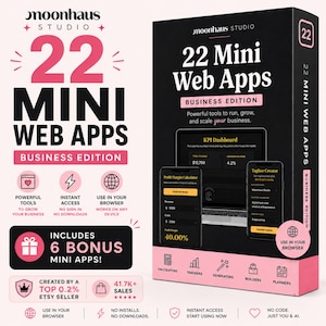 Web Apps: Small Business, Side Hustle | Digital Products | Budget Planner | Income Tracker | Claude AI