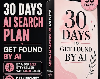 30 Days to Stop Being Invisible to AI Search Ebook | ChatGPT Claude | Digital Product
