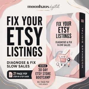 how to fix your Etsy listing