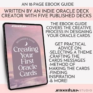 Canva Template: Digital Oracle Deck, Personalised Tarot Deck, Flash ...