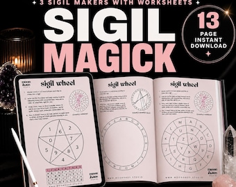 Sigil Magick Workbook PDF | Creation Grimoire Pages Book of Shadows