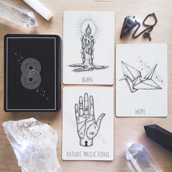 oracle cards, divination tools: spirituality & healing oracle decks | new love oracle deck | dark oracle, tarot cards reading | witchcraft