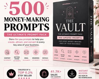 Small Business Prompts | Claude AI ChatGPT Prompt Pack | Content Creation Social Media Email SEO