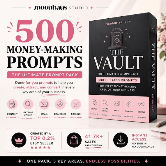 Small Business Prompts | Claude AI ChatGPT Prompt Pack | Content Creation Social Media Email SEO
