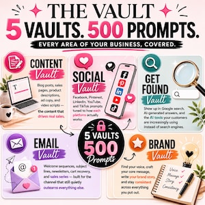 Small Business AI Marketing | Claude & ChatGPT Prompt Guide | Content Creation, Social Media Toolkit image 4