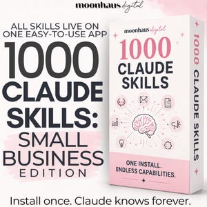 Claude Skills Library: Small Business | AI Agents Etsy Sellers, SEO, Email & Content | Lifetime Updates