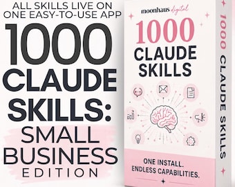 Claude Skills Library: Small Business | AI Agents Etsy Sellers, SEO, Email & Content | Lifetime Updates
