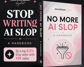 No More AI Slop System | AI Ebook Prompts Pack | Prompt Engineering Guide | Side Hustle Digital Product