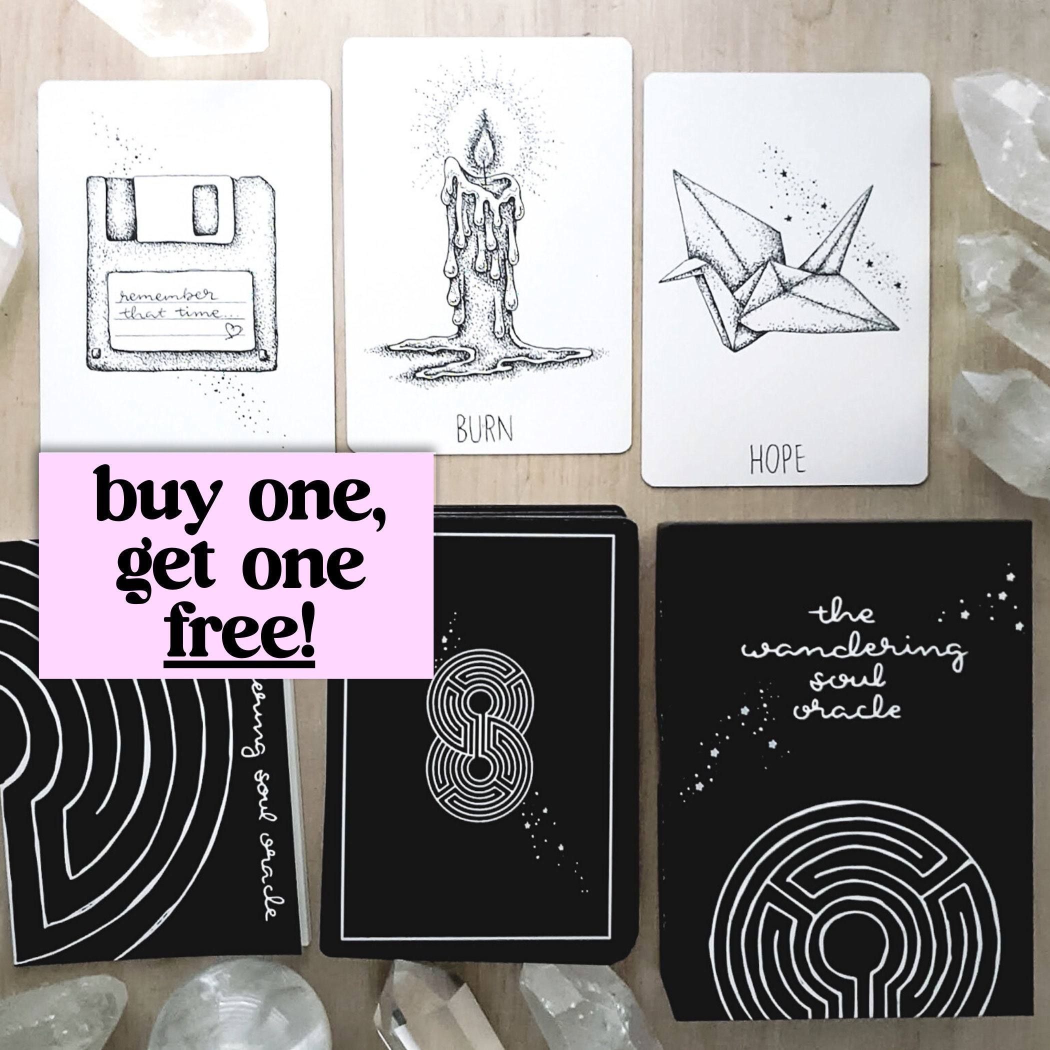 Free Tarot Deck the Wandering Soul Oracle With - Etsy