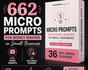662 AI Prompts for Online Business | ChatGPT + Claude | Prompt Pack | Digital Download